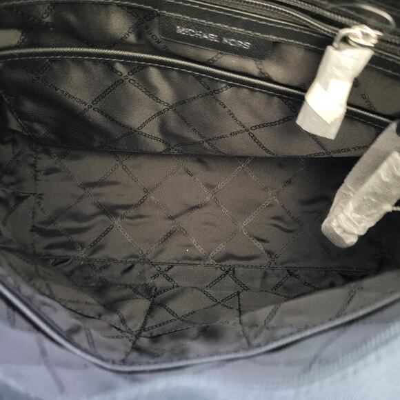 Michael Kors Eva Black & White Zebra Animal Print Nylon Tote Bag NWT 112625-1Cl3 - Picture 6 of 9